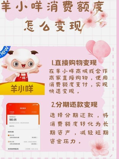 羊小咩取现额度如何提升？