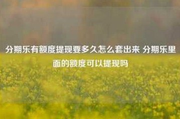 分期乐购物额度如何轻松获取？