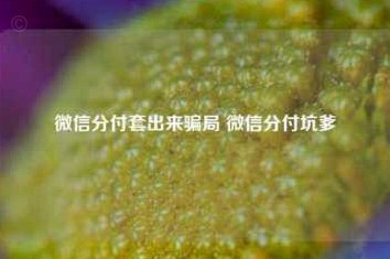 微信分付套现平台 现在还有吗
